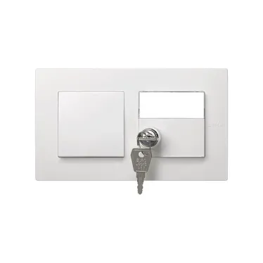 Рамка двухместная Scudo белый