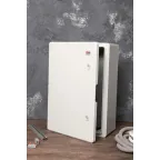 Бокс пластиковый с монтажной платой 500х350х190 мм IP65 PROxima