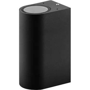 Светильник ДБУ вверх/вниз 2хGU10 без ламп IP65 черный