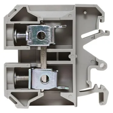 Клемма винтовая JXB-10/35мм.кв серая