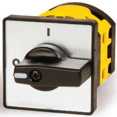 Площадка и ручка 48х48мм отверстие 22 мм серебро/черный модель 56