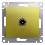                  GLOSSA TV розетка проходная 4DB механизм фисташковый
               