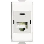 LivingLight Розетка компьютерная RJ45 STP категория 6 IDC110 белый