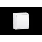 Выключатель одноклавишный, IP54 10А 250В, винтовой зажим, S15A, белый