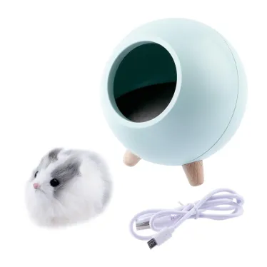 Детский ночник - светильник светодиодный NLED-468-1W-GR хомяк зеленый