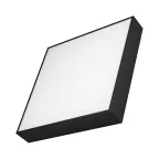 Светильник IM-QUADRO-EMERGENCY-3H-S400x400-44W Warm3000 (BK, 120 deg, 230V) (IP40 металл, 2 года)
