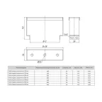 Скоба подвеса верхняя 100 мм