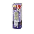 Лампа светодиодная LED 7Вт G9 400Лм 220V/50Hz теплый