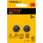 Батарейка CR2032-2BL MAX Lithium (60/240/43200)