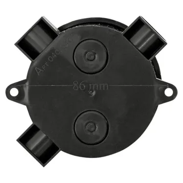 Коробка распаячная КМР-040-040б трехрожковая черная (70х35) PROxima