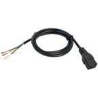 Кабель электропитания PDU 3х1.5 2М с разъёмом C19 и без разъема