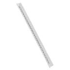 Планка маркировочная 2.3мм буквы (Q) черная/белая Memocab 240шт