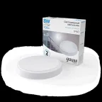 Светильник светодиодный ДБП 8 Вт 700 лм 6500К AC 220В Белый IP40 круг D135х32мм Пластик ЖКХ HALL Gauss