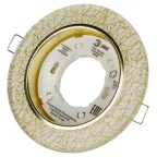 Светильник под лампу Gx53, 220V,13W, белый/золото DK80 WH/GD