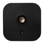 Розетка TV (телевизионная) Legrand Quteo ''звезда'' IP20 накладная чёрная матовая