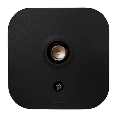 Розетка TV (телевизионная) Legrand Quteo ''звезда'' IP20 накладная чёрная матовая