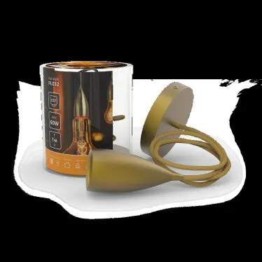 Светильник подвесной под лампу 1хE27 AC 220В Бронзовый IP20 1000х50х105мм Алюминий Decor Gauss