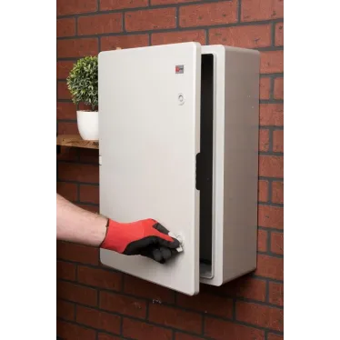 Бокс пластиковый с монтажной платой 600х400х200 мм IP65 PROxima