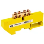 Шина PE земля на DIN-изоляторах ШНИ-6х9-4-Д-Ж