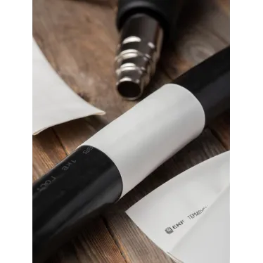 Трубка термоусаживаемая ТУТ нг 50/25 белая рулон PROxima