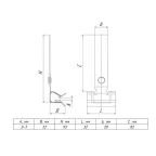Зажим балочный 3-8мм с пластиной PROxima