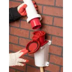 Розетка кабельная 63А 3Р+РЕ+N IP67 на поверхность 380В 135