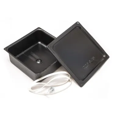 Коробка протяжная металлическая У-996 IP54 грунтованная с уплотнителем 200х200х80 мм | PR08.26169 | Промрукав