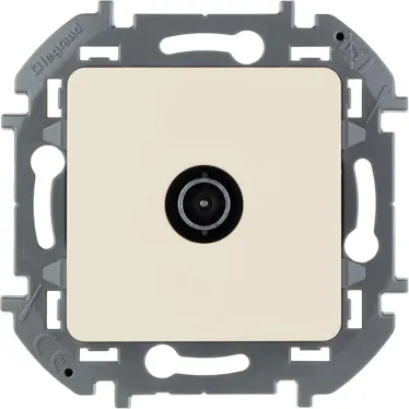 Розетка TV проходная 14 дБ 5 862 мГц INSPIRIA слоновая кость