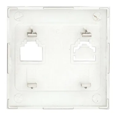 Валенсия лицевая панель розетки Phone 1-местная графит