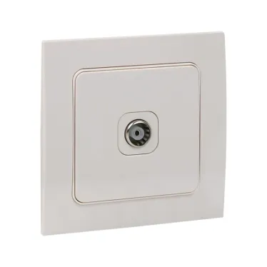 Стокгольм Механизм Розетки TV 1-местной 75Ом 5-862МГц белый