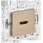 SKANDY Розетка HDMI SK-H01Sa песочный IEK