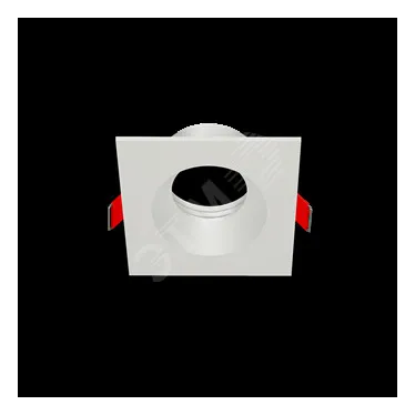 Рамка для модульного светильника FLEX 50 08 квадратная встраиваемая 90х90х30мм RAL9010 | V1-R0-00435-10002-2000000 | VARTON