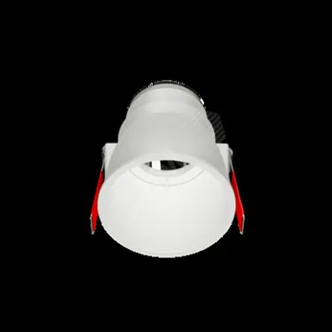 Рамка для модульного светильника FLEX 50 04 круглая встраиваемая утопленная 95х70мм RAL9010 | V1-R0-00435-10008-2000000 | VARTON