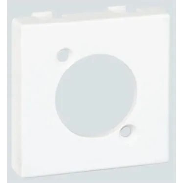 Connect Плата для разъёма типа XLR 45х45мм белый