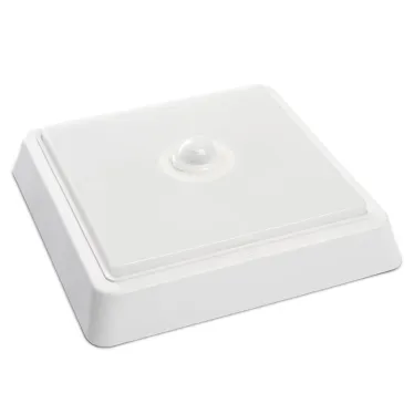 Светильник светодиодный ДБО-20w с датчиком 6500К 1600Лм квадратный белый