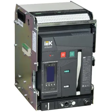 Выключатель автоматический воздушный ARMAT выдвижного исполнения 3P типоразмер A 66кА 1600А расцепитель TT с комплектом аксессуаров 220В: мотор привод катушка включения катушка отключения