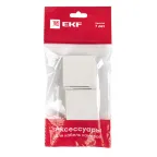 Соединитель (40х16) (4 шт) Plast PROxima белый