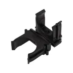 Крепеж-клипса для трубы 25 мм, черная (100 шт./уп.), REXANT