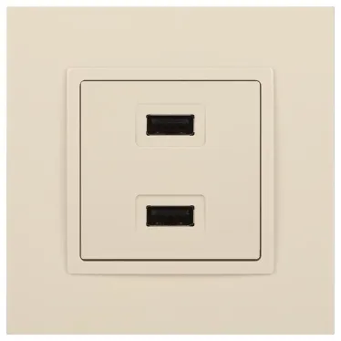 Устройство зарядное USB, 5В-2100мА, Эра Elegance, сл.кость, 14-4110-02