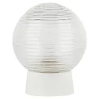 Светильник НБП 01-60-004 с прямым основанием Гранат стекло IP20 E27 max 60Вт D150 шар