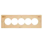 Комплект шаблонов для подрозетников диаметром 82 мм Expert