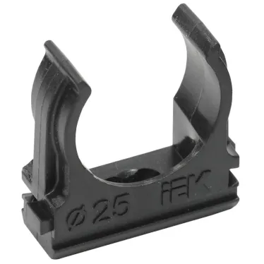 Держатель с защёлкой CF25 черный (комплект 10шт.)