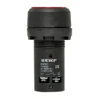 Кнопка красная SW2C-10D с подсветкой неон 1но IP54