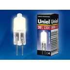 Лампа галогенная JC-220/20/G4 CL Картонная коробка