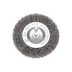 Щетка дисковая для дрели, витая стальная проволока 75 мм