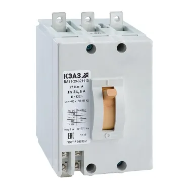 Выключатель автоматический ВА21-29В-321810-63А-12Iн-660AC-НР220AC/DC-У3