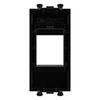 Avanti Адаптер без шторки для Keystone Черный квадрат 1 модуль