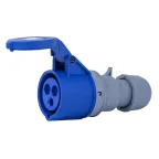 Розетка переносная 2Р+РЕ 32А 220В IP44 РП-103