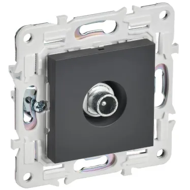 SKANDY Розетка TV проходная SK-A17T титан IEK