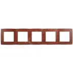                  Рамка на 5 постов, Эра12, вишня, 12-5005-08
               